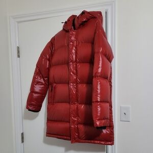 TNA SUPER PUFF MID LENGTH WOMEN'S XS SHINY RED